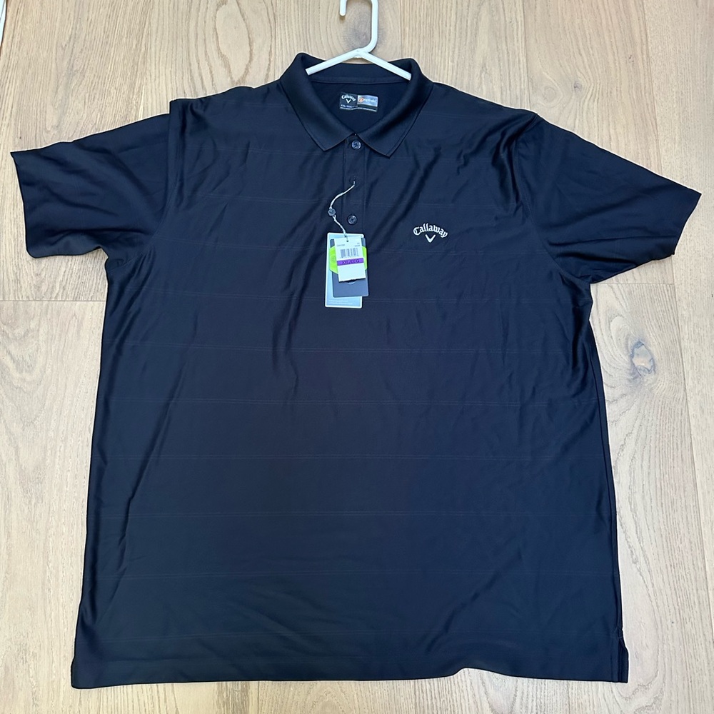 NWT Men’s Callaway Golf Dry Fit Polo